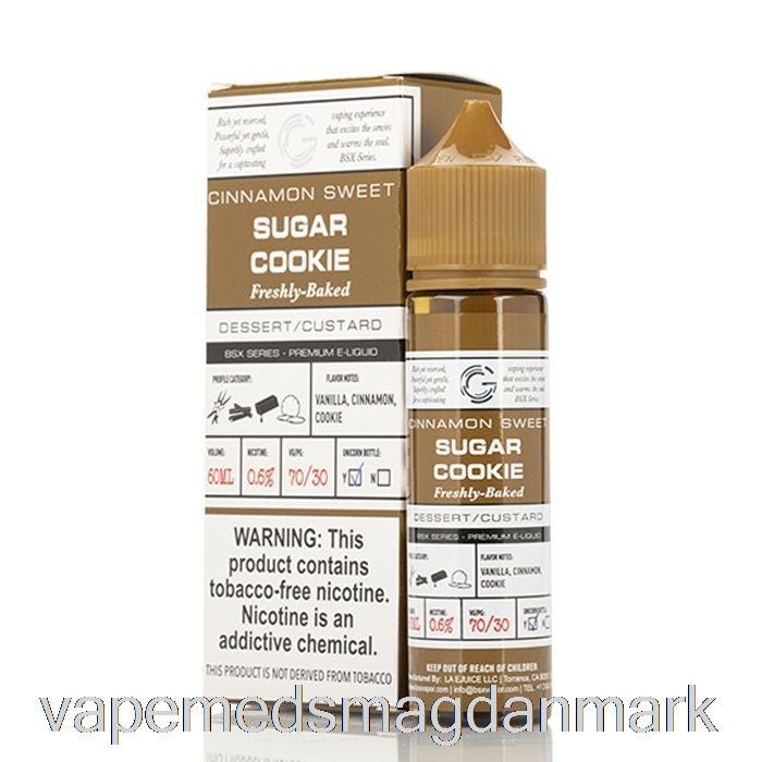 Vape Væske Sukker Cookies - Bsx Series - 60ml 0mg